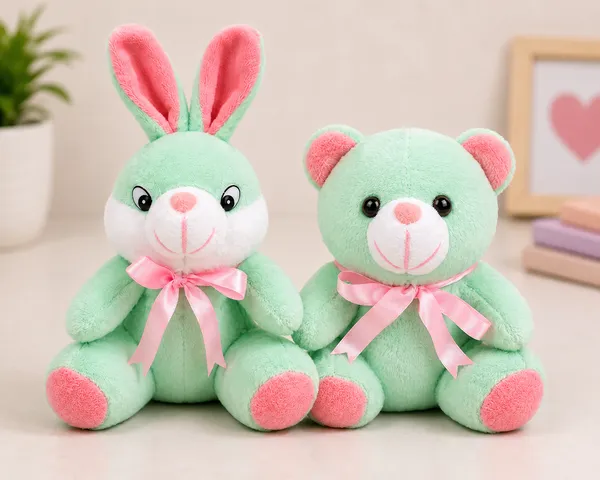 FunToys_Plush_Teddy_Bear_And_Plush_Bunny_Toy_For_Kids_Pack_Of_2