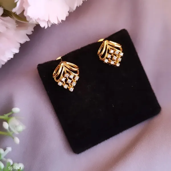 Silvering_Noor_Jharokha_Earrings_:_Authentic_925_Sterling_Silver_•_22_Carat_Gold_Plated_•_5A_Elite_CZ_•_Diamond_Setting