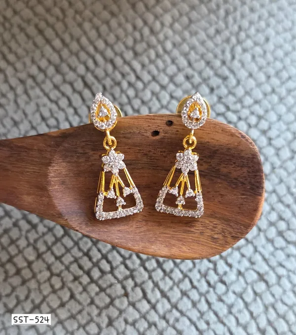 Silvering_Blossom_Earrings_Authentic_925_Sterling_Silver_•_22_Carat_Rodium_Plated_•_5A_Elite_CZ_•_Diamond_Setting