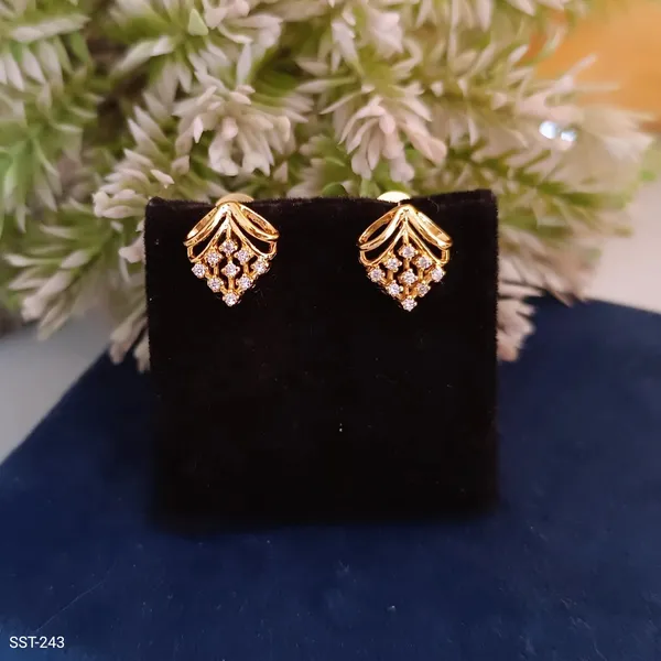 Silvering_Noor_Jharokha_Earrings_:_Authentic_925_Sterling_Silver_•_22_Carat_Gold_Plated_•_5A_Elite_CZ_•_Diamond_Setting