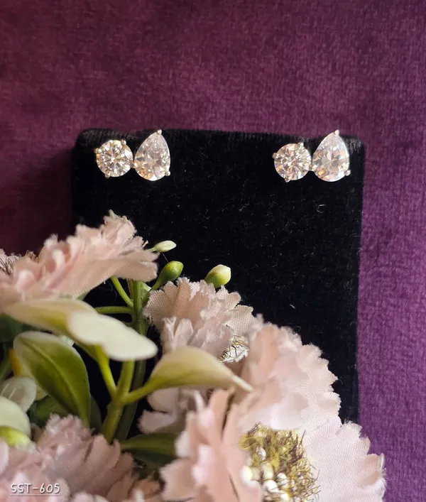 Silvering_Dual_Soul_Solitaire_Earrings_-_Authentic_925_Sterling_Silver_•_22_Carat_Gold_Plated_•_5A_Elite_CZ_•_Diamond_Setting