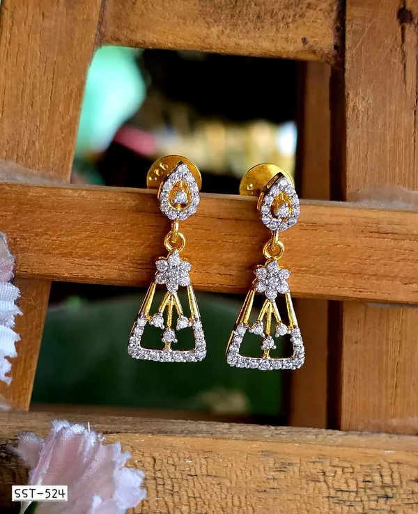 Silvering_Blossom_Earrings_Authentic_925_Sterling_Silver_•_22_Carat_Rodium_Plated_•_5A_Elite_CZ_•_Diamond_Setting