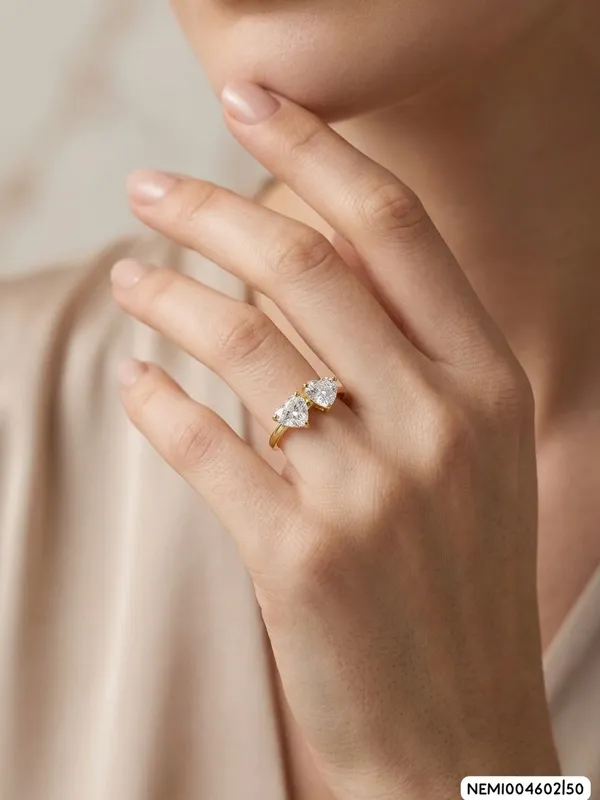 Silvering_Heartbound_Ring•_Authentic_925_Sterling_Silver_•_22_Carat_Gold_Plated_•_5A_Elite_CZ_•_Diamond_Setting