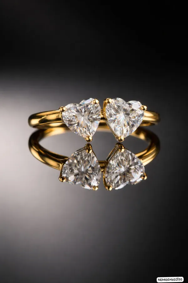 Silvering_Heartbound_Ring•_Authentic_925_Sterling_Silver_•_22_Carat_Gold_Plated_•_5A_Elite_CZ_•_Diamond_Setting