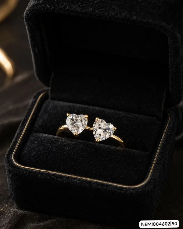 Silvering_Heartbound_Ring•_Authentic_925_Sterling_Silver_•_22_Carat_Gold_Plated_•_5A_Elite_CZ_•_Diamond_Setting