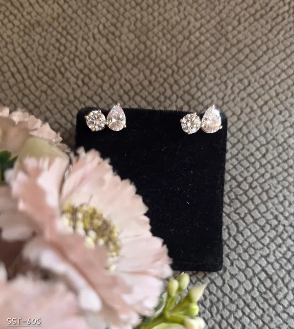 Silvering_Dual_Soul_Solitaire_Earrings_-_Authentic_925_Sterling_Silver_•_22_Carat_Gold_Plated_•_5A_Elite_CZ_•_Diamond_Setting
