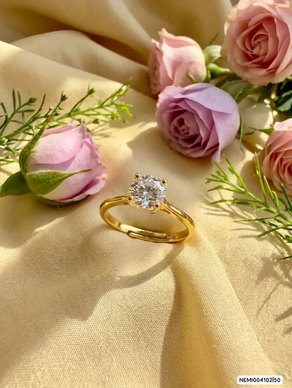 Timeless_Solitaire_Ring_:_Authentic_925_Sterling_Silver_•_22_Carat_Gold_Plated_•_5A_Elite_CZ_•_Diamond_Setting