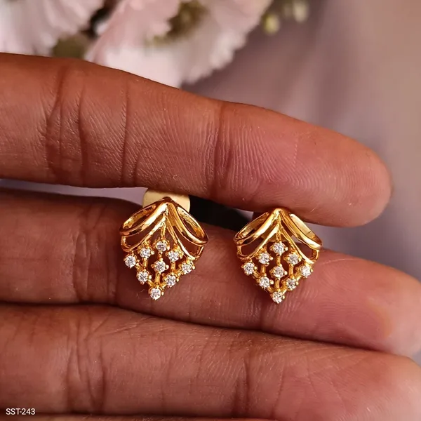 Silvering_Noor_Jharokha_Earrings_:_Authentic_925_Sterling_Silver_•_22_Carat_Gold_Plated_•_5A_Elite_CZ_•_Diamond_Setting
