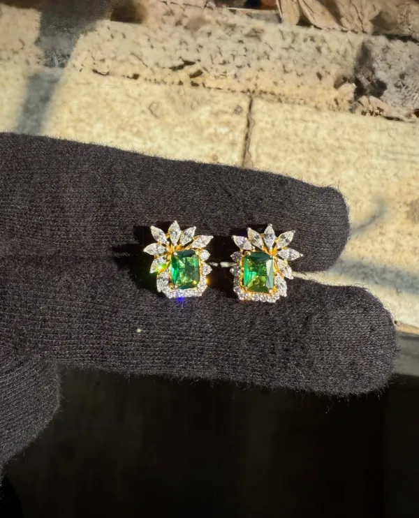 Silvering_Crimson_Bloom_Halo_Earrings_—_Emerald