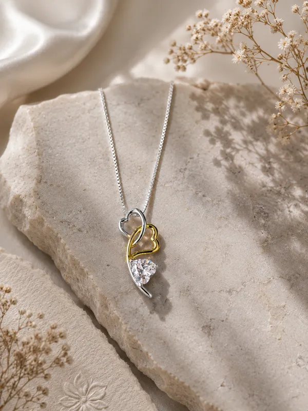 Silvering_Twin_Hearts_Pendant