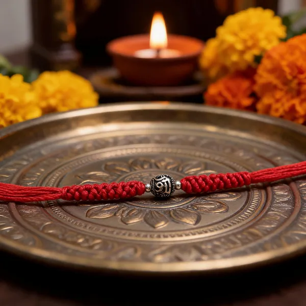 Silvering_Shree_Bead_925_Silver_Bracelet_Rakhi