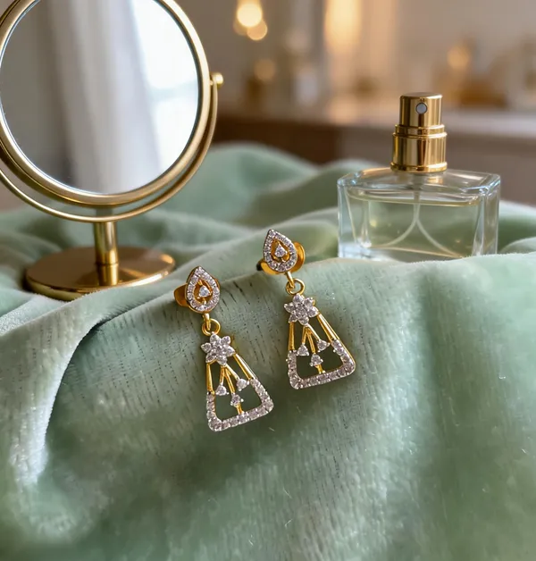 Silvering_Blossom_Earrings_Authentic_925_Sterling_Silver_•_22_Carat_Rodium_Plated_•_5A_Elite_CZ_•_Diamond_Setting