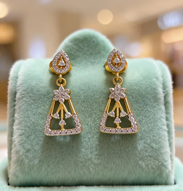 Silvering_Blossom_Earrings_Authentic_925_Sterling_Silver_•_22_Carat_Rodium_Plated_•_5A_Elite_CZ_•_Diamond_Setting