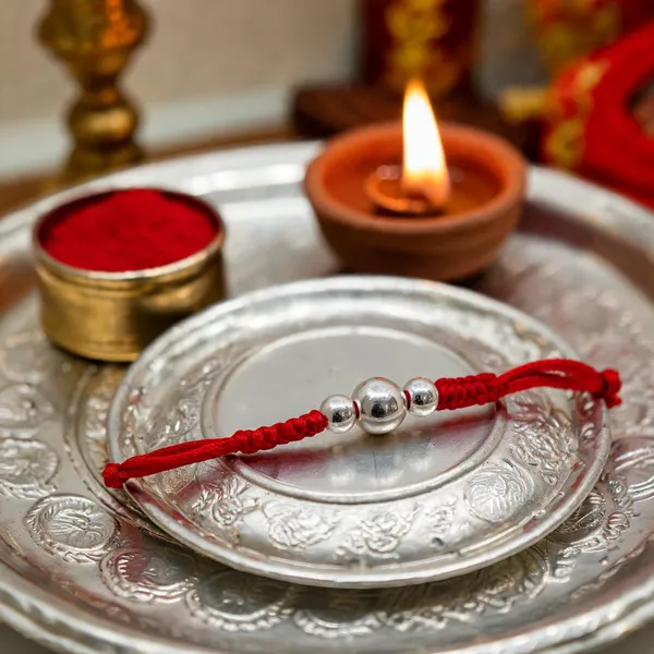 Silvering_Trinity_Beads_925_Silver_Bracelet_Rakhi
