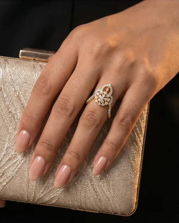 Silvering_Gracevine_Ring_Authentic_925_Sterling_Silver_•_22_Carat_Gold_Plated_•_5A_Elite_CZ_•_Diamond_Setting