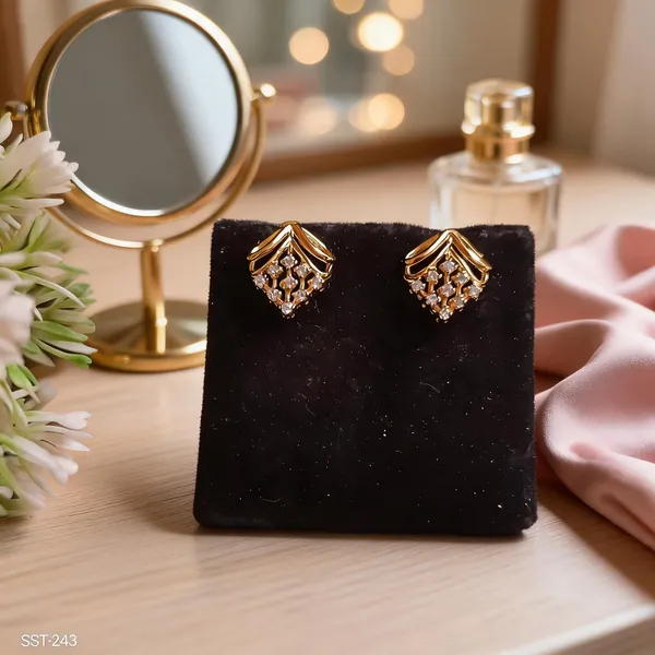 Silvering_Noor_Jharokha_Earrings_:_Authentic_925_Sterling_Silver_•_22_Carat_Gold_Plated_•_5A_Elite_CZ_•_Diamond_Setting