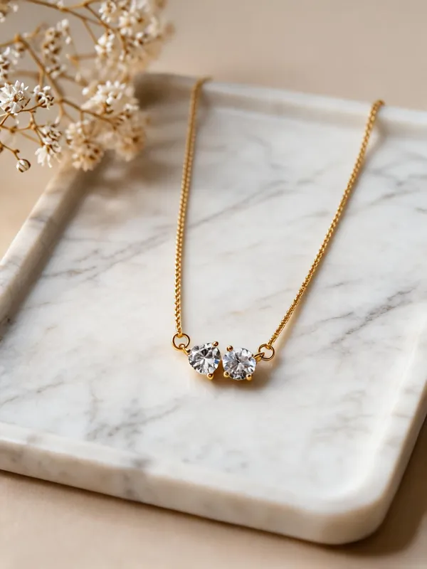 Silvering_Dual_Soul_Solitaire_Necklace_-_Authentic_925_Sterling_Silver_•_22_Carat_Gold_Plated_•_5A_Elite_CZ_•_Diamond_Setting