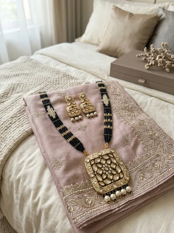 Gold_And_Black_Premium_Brass_Necklace_Set_For_Women