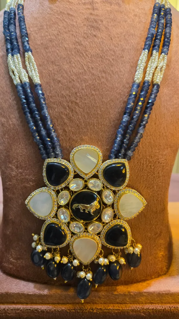 Gold_And_Black_Premium_Brass_Necklace_Set_For_Women