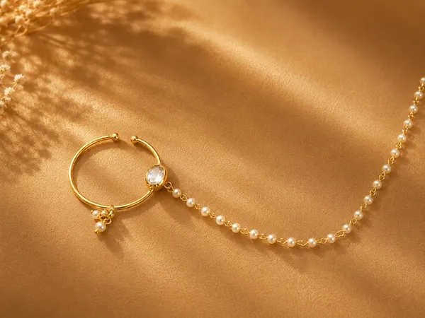 Gold_Premium_Base_Metal_Brass_Nose_Ring_For_Women