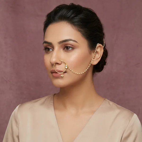 Gold_Premium_Base_Metal_Brass_Nose_Ring_For_Women