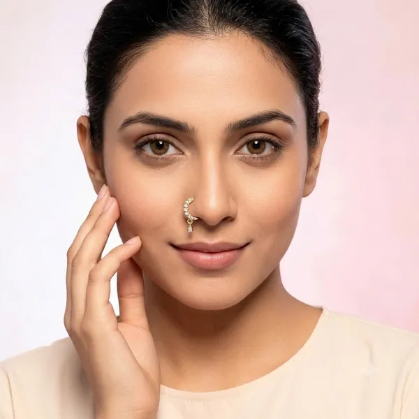 Gold_Premium_Base_Metal_Brass_Nose_Pin_For_Women