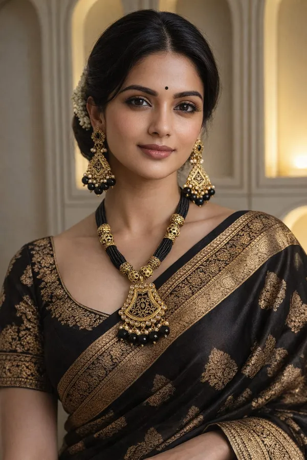 Gold_And_Black_Premium_Brass_Necklace_Set_For_Women