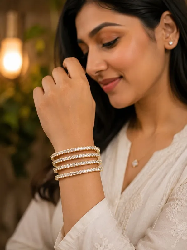 Gold_Tone_Crystal_Multi_Layer_Bangle_Set_for_Women