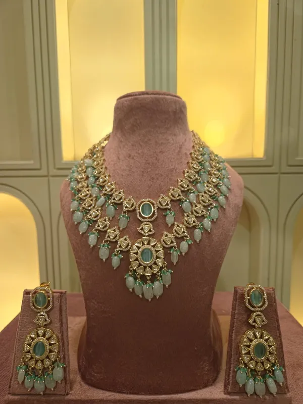 Gold_And_Light_Blue_Premium_Brass_Necklace_For_Women