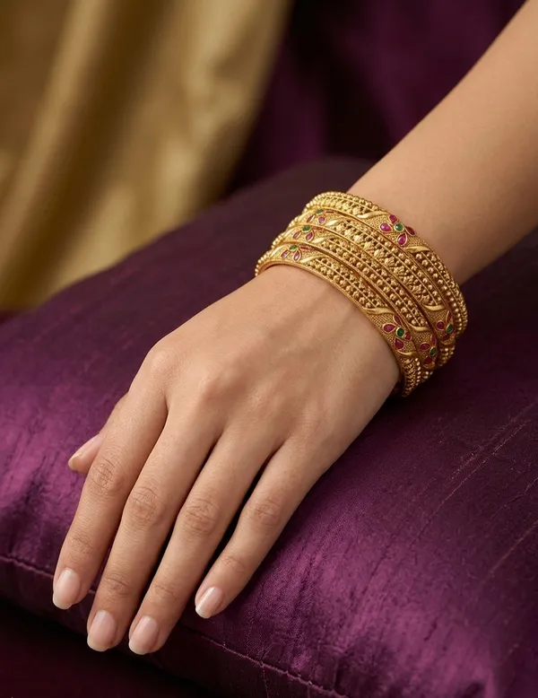 Gold_Premium_Base_Metal_Brass_Openable_Bangles_For_Women