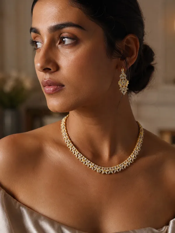 Gold_Premium_Base_Metal_Brass_Necklace_For_Women