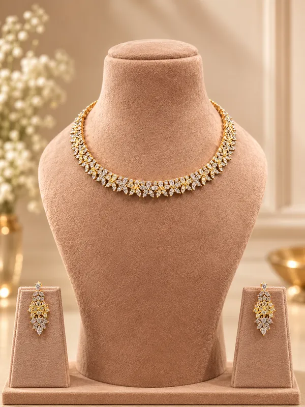Gold_Premium_Base_Metal_Brass_Necklace_For_Women