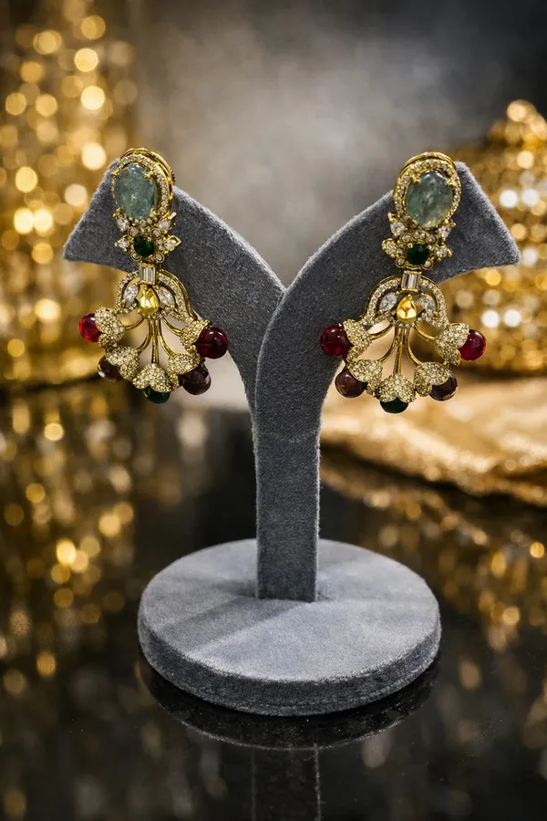 Multicolor_Premium_Brass_Earring_For_Women