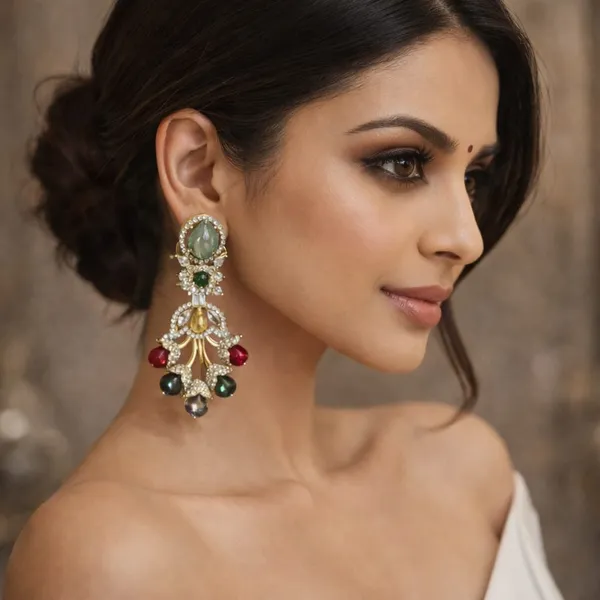 Multicolor_Premium_Brass_Earring_For_Women