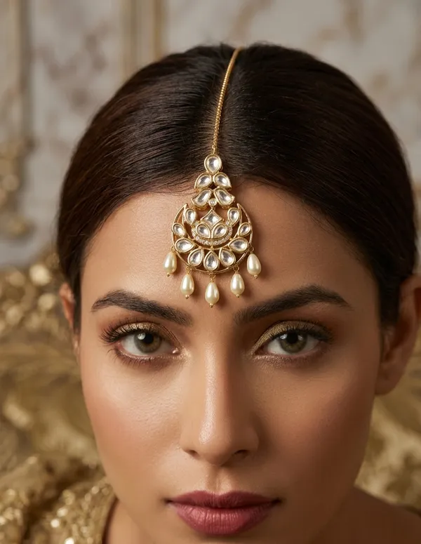 Gold_Premium_Base_Metal_Brass_Maang_Tikka_For_Women