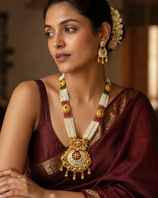 Gold_Premium_Pearl_Base_Metal_Brass_Necklace_For_Women