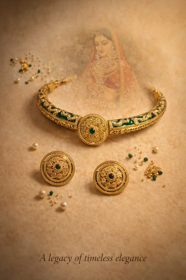 White_Premium_Brass_Necklace_Set_For_Women