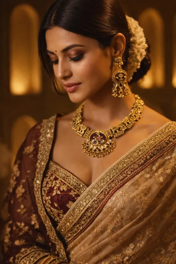 Gold_Premium_Brass_Necklace_Set_For_Women