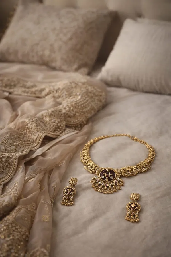 Gold_Premium_Brass_Necklace_Set_For_Women