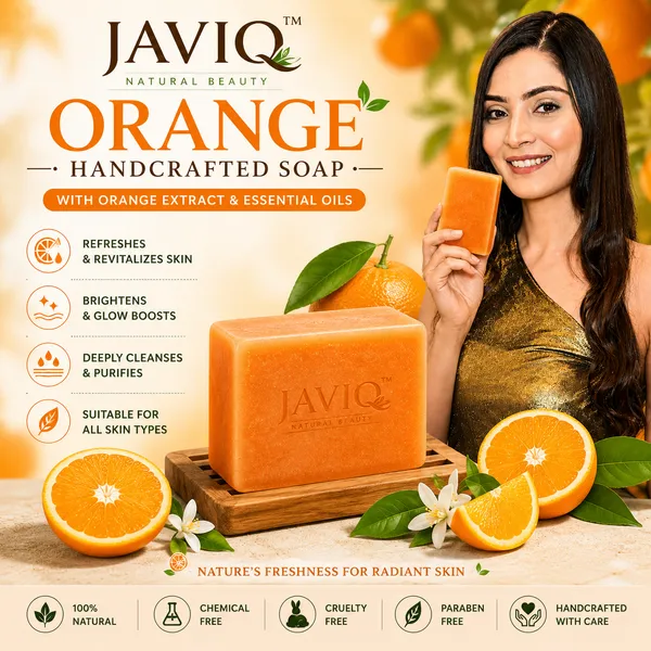 Javiq_Orange_Extract_Vitamin_C_Brightening_Handcrafted_Soap_Pack_Of_3