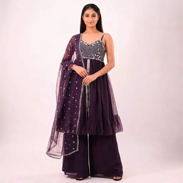 Plum_Purple_Faux_Georgette_Flared_Anarkali_Gown_For_Women