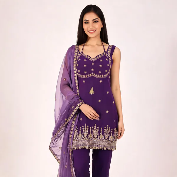 Purple_Faux_Georgette_Straight_Embroidered_Pakistani_Suit_For_Women