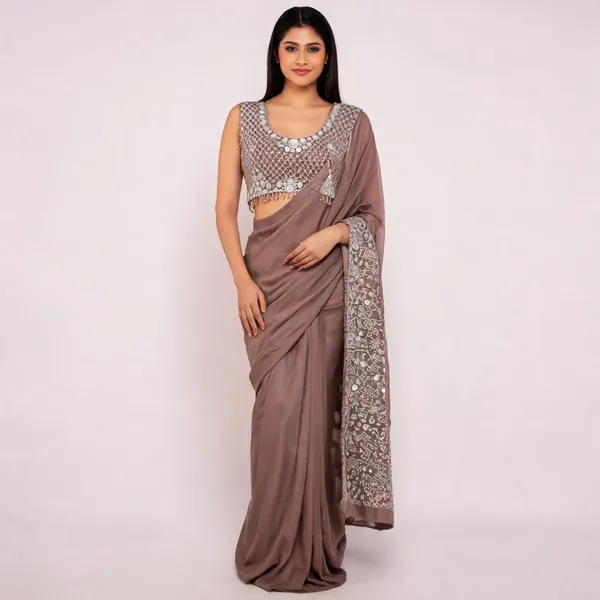 Multicolor_Rangoli_Silk_Embroidered_Draped_Saree_Set_For_Women