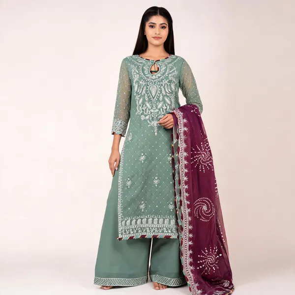 Green_Faux_Georgette_Embroidered_Palazzo_Set_For_Women