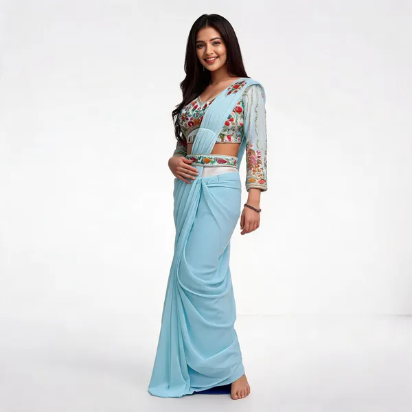 Ivory_Faux_Georgette_Floral_Embroidered_Saree_For_Women