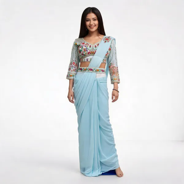 Ivory_Faux_Georgette_Floral_Embroidered_Saree_For_Women