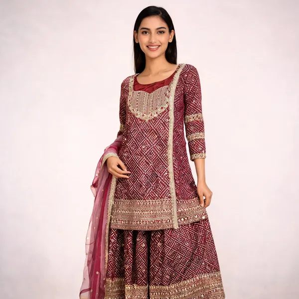 Maroon_Printed_French_Crepe_Embroidered_Sharara_Suit_For_Women