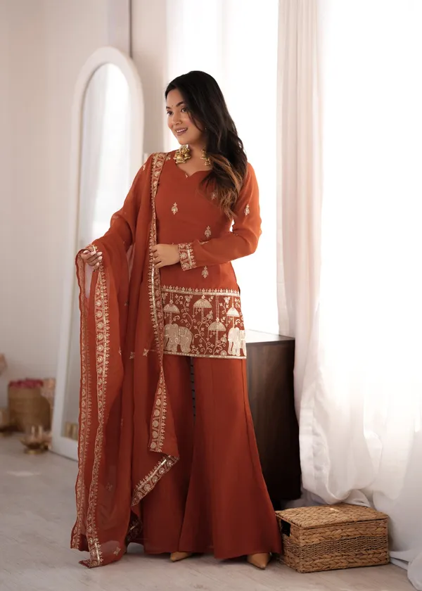 Rust_Embroidered_Ethnic_Suit_Set_for_Women