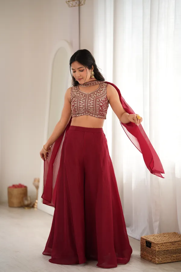 Maroon_Embroidered_Palazzo_Set_for_Women