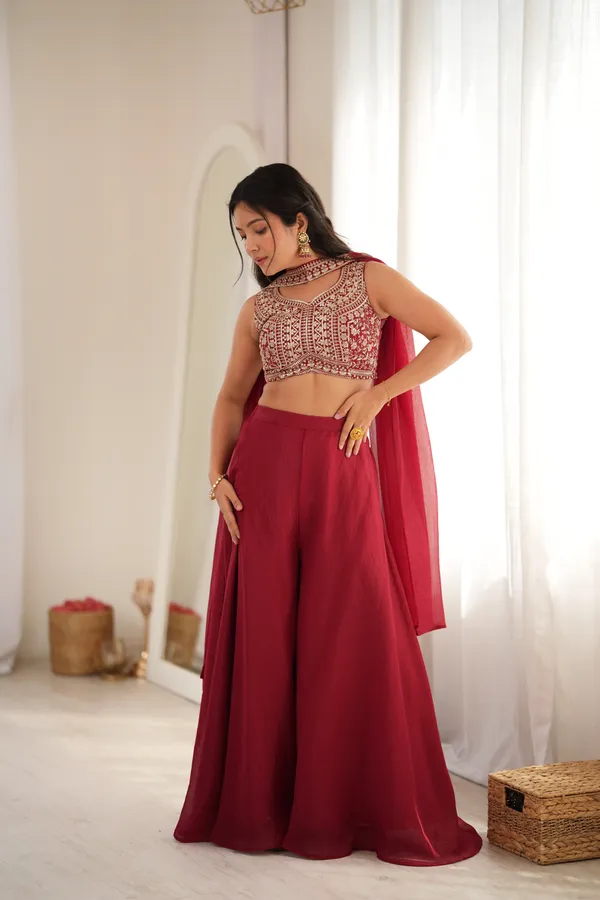 Maroon_Embroidered_Palazzo_Set_for_Women